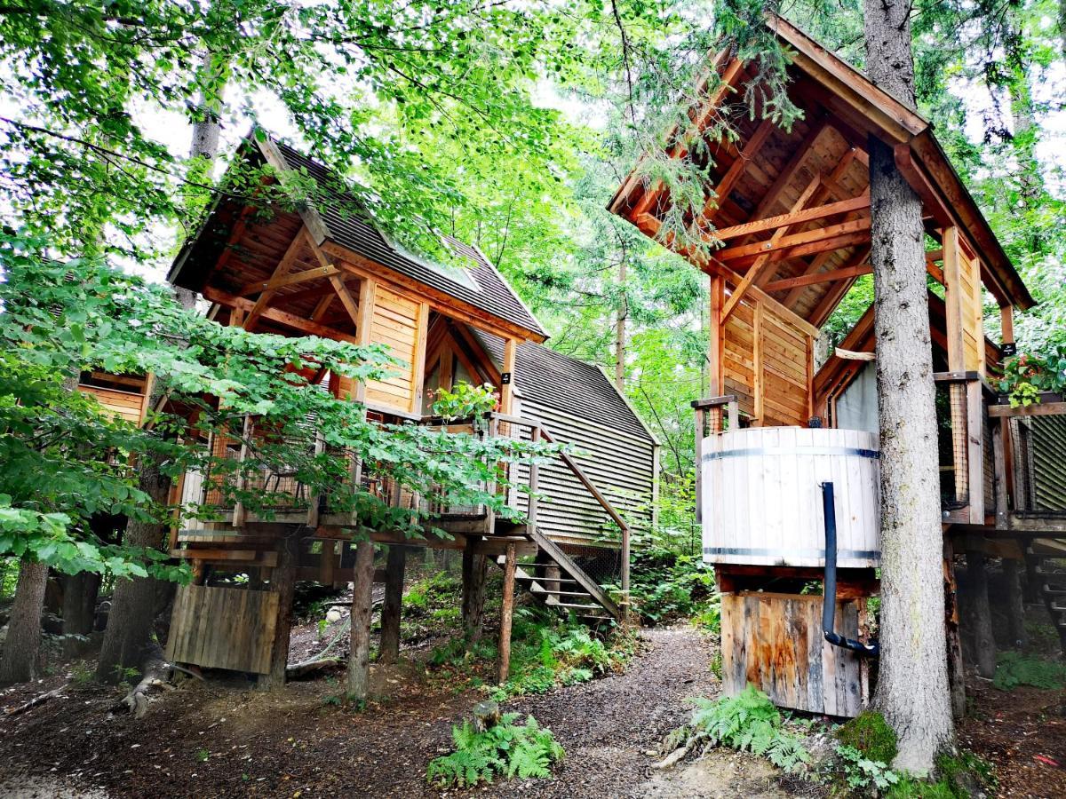 Hotel Ribno Alpine Glamping à Bled Extérieur photo