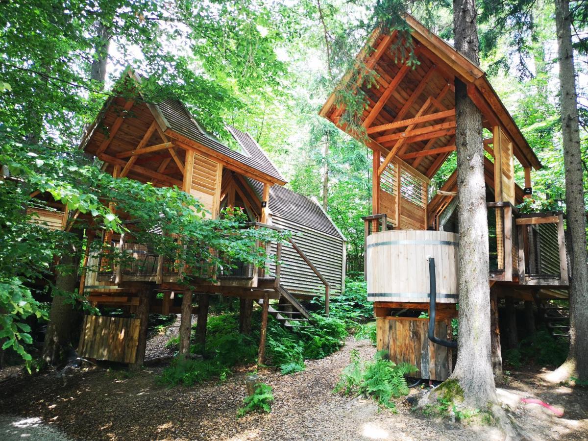 Hotel Ribno Alpine Glamping à Bled Extérieur photo