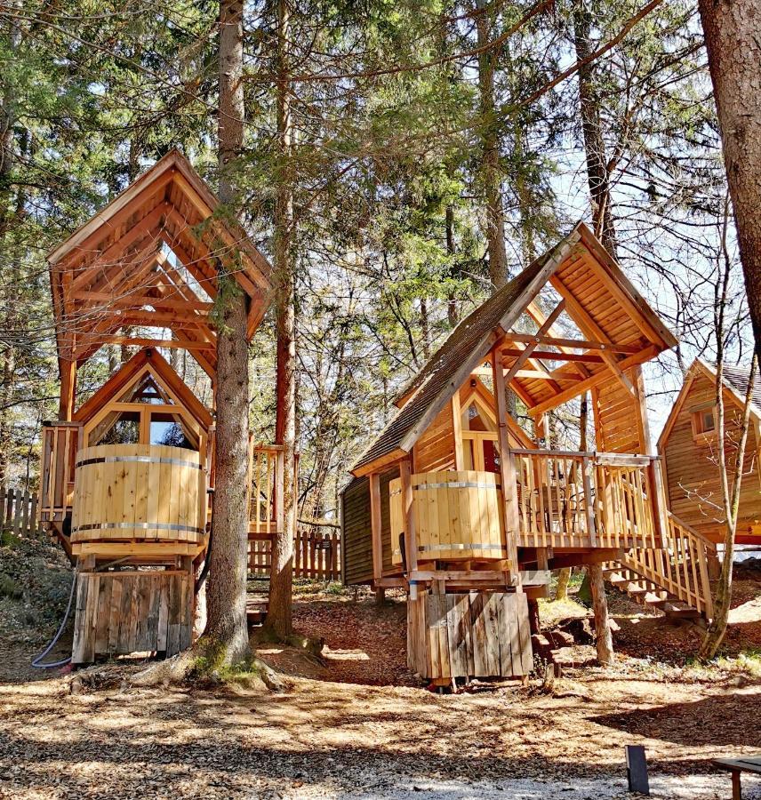 Hotel Ribno Alpine Glamping à Bled Extérieur photo